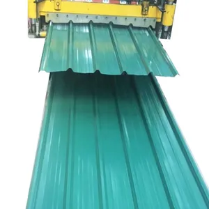 PPGI Galvanized Corrugated Roofing Sheet Color Coating Steel Roofing Sheet Factory Price thumbnail-1