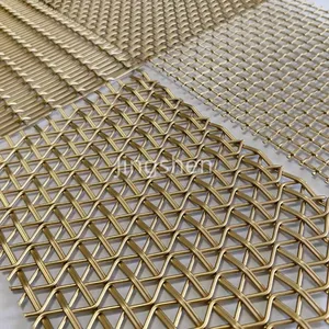 Pre-Crimped Stainless Steel Wire Woven Mesh for Interior Decor Plain Weave ISO9001 Certified Customizable Sizes Welding thumbnail-3