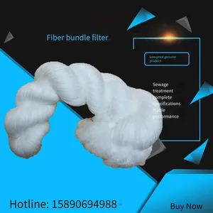 Fiber Bundle Filter Media, Backwashing, High Intensity, Friction, Collision, no Damage, Durable, Wastewater Treatment thumbnail-1