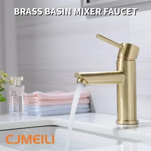 Bathroom Basin Facuet,mixer Tap,brass Waterfall Set,2 Colors thumbnail-1