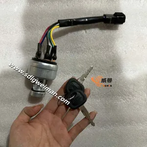 ORIGINAL HYUNDAI Start Key Assy 21Q4-00070 for Hyundai R140LC-9 thumbnail-1