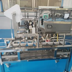 Automatic Box-sealing and Cutting Tofu Machine, Fully Automatic Stainless Steel Boxed Inner Fat Soy Products, Easy to Operate and Technical Support Provided thumbnail-1