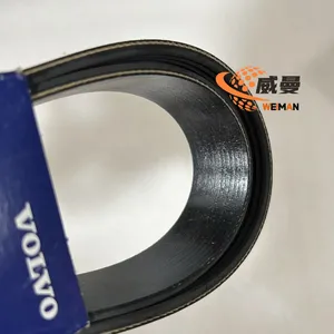 Original Volvo Engine Fan Belt 15078671 for Wheel Loader Spare Parts Machine in Stock. thumbnail-3