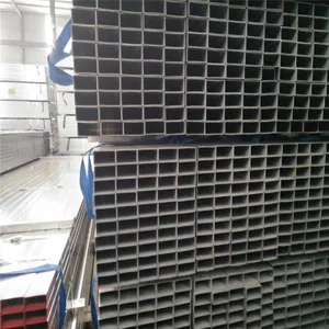 Customized Sizes Gi Pipe Round and Square Galvanized Rectangular Tube 20*40 40*80 50*100 Emt Pipe 6m Length thumbnail-2