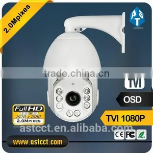 Low Cost 1080P Outdoor 1/3" CMOS Pan/Tilt /Zoom Camera Metal Housing 2.0MP High Speed Dome Camera Full HD TVI Camera IR 120M thumbnail-1