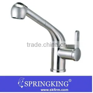 Pull Out Down Spray Kitchen Faucet Water Mixer Tap thumbnail-1