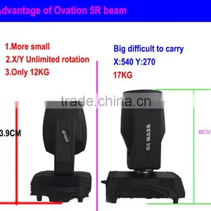 Guangzgou Heads Stage Moving Head Lighting 120W Sharpy 2r Beam Moving Head Light thumbnail-5