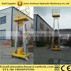 Hydraulic Double Column Aluminum Alloy Elevator/double Mast Aluminum Alloy Lift Platform thumbnail-5