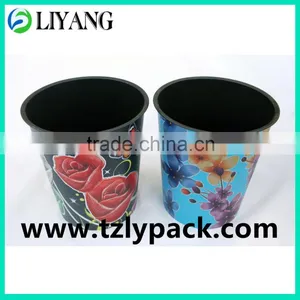 Hot Design, Heat Transfer for Pails, Trash Bin, Beautiful Flower thumbnail-1