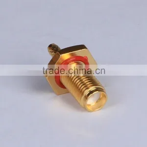 SMA Jack Female Waterproof Bulkhead Connector for RG316 RG174 LMR100 Cable thumbnail-1