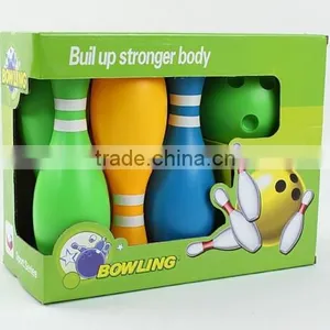 22cm Smile Face Bowling Set Sport Toy for Kids With 6 Bottles and 1 Ball thumbnail-3
