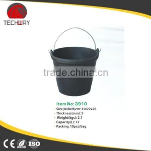 Heavy Duty Rubber Buckets,strong Handle Pails thumbnail-6