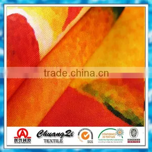 Plain Rayon Flower Print Fabric thumbnail-2