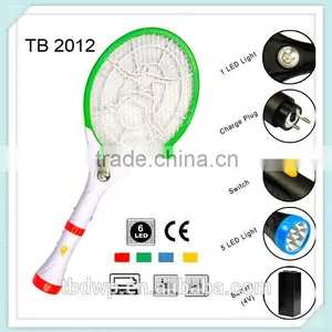 Mosquito Racket Manufactory Rechargeable Mosquito Swatter With Torch TB2012 thumbnail-2