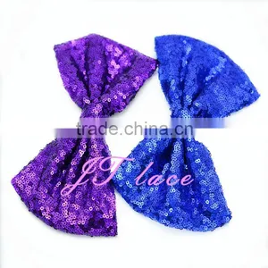 18cm Sparkling Big Bow - Purple & Royal Chic Bow- You Can Choose Any Color thumbnail-1