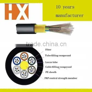 GYFTY FRP Central Strength Member 24 Core Fiber Optic Cable thumbnail-1