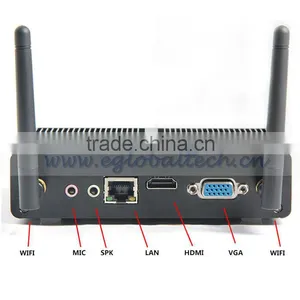 Baytrail Smallest Nettop PC V7-N3510 Intel Celeron 2GHz Quad Core Four Thread Palm Computer Fanless Mini PC thumbnail-1