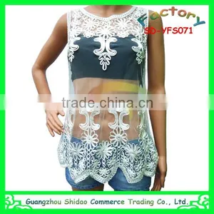 Top Fashion ! New Stlye Sexy Lace Vest thumbnail-1