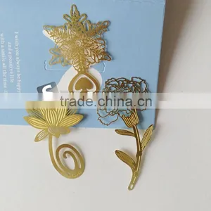 Wholesale Brass Etching Bookmark for Special Gifts thumbnail-1