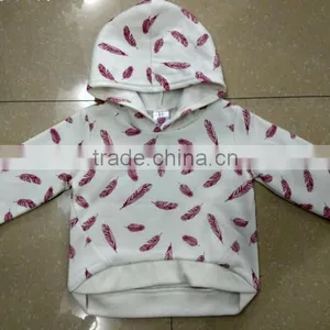 BSCI Passed China Factory Winter Fleece Overall Printed Baby Pullover Infant Hoody Lovely Baby Girls Sweatershirt thumbnail-2