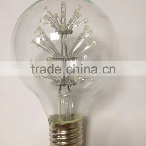 Warm White G80 3W 2W Edison Style Bulb Led Start Lamp Decortion Lighting E27 230V UK With ce Rohs ul thumbnail-3