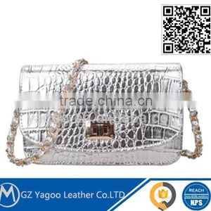 High Standard Sexy Mini Shoulder Bag Clutch Croco Bag thumbnail-2
