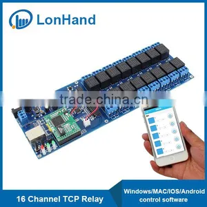 USR-R16-T Network Switch Industrial Network 16 Channel TCP Relay,Remote Control Switch,16 Channel Relay Output thumbnail-1