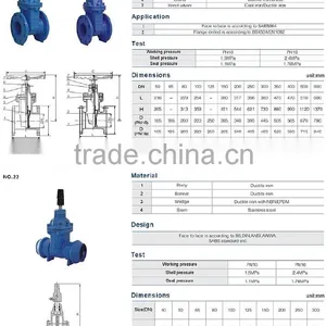 OEM Chinese Factory JIS DPS Non Rising Stem Gate Valve Quality Choice thumbnail-5