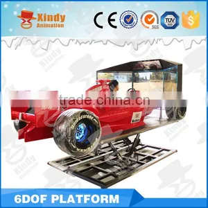 Canton Fair Crazy Coin Operated Car Racing Game Machine F1 Car Driving Simulator for Boys thumbnail-1