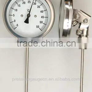 International Brand ExactSS Series Metal Bushing Glass Thermometer thumbnail-1