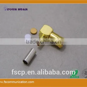 SMB Connector Female Crimp Right Angle for RG316 Cable thumbnail-6