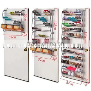 12/24/36 Pair Over Door Hanging Shoe Rack 4/8/12 Tire Shelf Organiser Storage Stand thumbnail-1