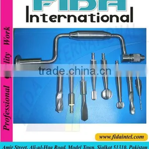 ORTHOPEDIC HUDSON BRACE BONE DRILL ORTHOPEDIC BUNNEL DRILL ORTHOPEDIC INSTRUMENT SURGICAL ORTHOPEDIC SET ORTHOPEDIC IMPLANT SET thumbnail-1