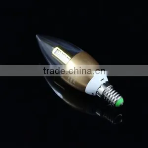 LED Candle Bulb Gold E14 Led Candle Bulb 3014SMD Warm White Champaign Led Candle Light thumbnail-3