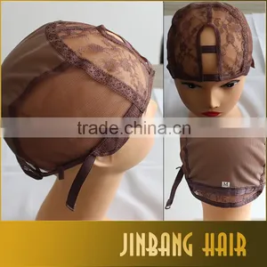 Fashion Design Wig Adjustable Straps Back Swiss Lace Front Lace Wig Cap Hair Extension Cap Make Wig for Women thumbnail-5