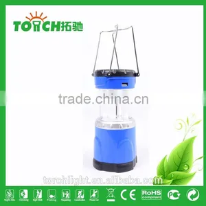 Super Bright LED Camping Lantern 3*AA Battery Solar Lantern Rechargeable Camp Light Outdoor Multifunctional Tent Lamp thumbnail-5