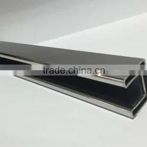 Stainless Steel Square Mini Top Rail for Glass Balcony Railing thumbnail-1
