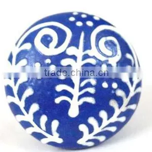 Ceramic Knobs/Cabinet Knobs/Drawer Knobs/Hand Painted Knobs thumbnail-1