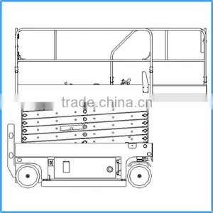Electric Hydraulic Scissor Lift Platform With Low Price thumbnail-2