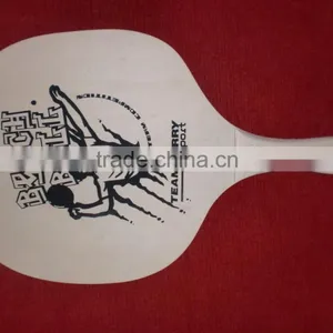 White Wooden Beach Rackets With Customized Design, Wooden Beach Tennis Rackets thumbnail-1