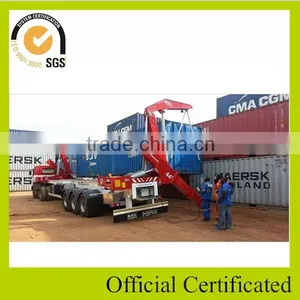 High Quality ISO 3 Axle Container 40ft Flatbed XCMG Sidelifter From Truck Trailer thumbnail-6