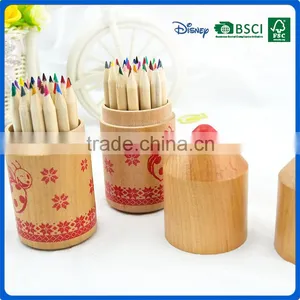 3.5 Inch 24 Colors Pencils Into the Kids Personalized Pencil Box thumbnail-5