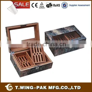Hot Sale Acrylic Cigar Display Humidor With Lock thumbnail-1