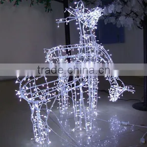 Led White and Color Deer Motif Lchristmas Ight thumbnail-1