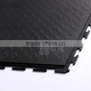 Meeting Room Junyi Easy Lock Plastic PVC Interlocking Flooring thumbnail-3