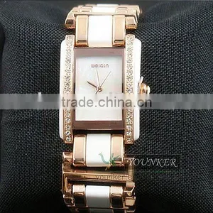 Fashion Stainless Steel Lady Watch! Luxury Lady Rhinestone Watches,Japan Quartz Movt thumbnail-1