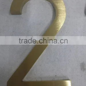 High Quality Brass Coating House Number thumbnail-5