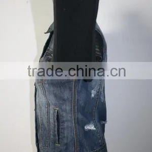 Women Spring Autumn PU Jeans Jacket Online Shopping thumbnail-5