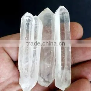Natural Rock Raw Clear Quartz Point thumbnail-1