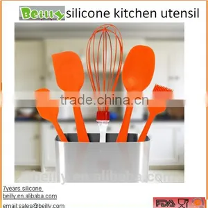 Whosale Kitchen Utensils Food Grade Approved Silicone Spatula Set For Baking thumbnail-5